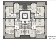 Dostępny zakup Dwupoziomowy penthouse w Mahmutlarze w kompleksie w budowie 1 