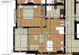 Kupuj taniej Apartament z jedną sypialnią z widokiem na morze w Avsallar w nowoczesnej rezydencji. Nadaje się do wynajmu krótkoterminowego 1