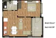 Kupuj taniej Apartament z jedną sypialnią w komfortowej rezydencji w Alanyi, Avsallar. Nadaje się do wynajmu krótkoterminowego  2 