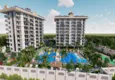 Kupić 1+1 mieszkanie od inwestora w kompleksie z samowystarczalną infrastrukturą w budowie, dzielnica Avsallar — Alanya 1