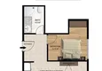 Kupuj taniej Apartament 1+1 od właściciela z pięknym wykończeniem w okolicy Mahmutlar 1