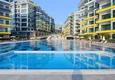 Kupić Apartament 1+1 z meblami i widokiem na morze w kompleksie przy plaży — Alanya, dzielnica Kargicak 2 
