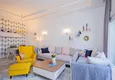 Dostępny zakup Nieruchomość na zezwolenie na pobyt. Umeblowany apartament z oddzielną kuchnią - centrum Alanya, dzielnica Kleopatra 5 