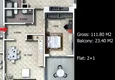 Kupuj taniej Apartament 2+1 z meblami i widokiem na morze — luksusowy kompleks w Kargicak 1 