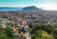 Kupić Duplex ogrodowy z oddzielną kuchnią i panoramicznym widokiem na morze — Alanya, dzielnica Küçükhasabahce 1