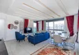Dostępny zakup Umeblowany dwupoziomowy penthouse z widokiem na góry — Alanya, dzielnica Kestel 3