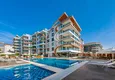 Kupić Apartament 1+1 z prywatnym ogrodem w elitarnym kompleksie przy plaży — Alanya, dzielnica Kestel 1