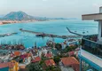 Kupić Apartament 3+1 na zezwolenie na pobyt w Alanyi, dzielnica Kale - umeblowany i z panoramicznym widokiem na morze i port  11 