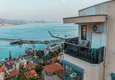 Kupić Apartament 3+1 na zezwolenie na pobyt w Alanyi, dzielnica Kale - umeblowany i z panoramicznym widokiem na morze i port  12 