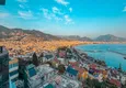 Dostępny zakup Apartament 3+1 na zezwolenie na pobyt w Alanyi, dzielnica Kale - umeblowany i z panoramicznym widokiem na morze i port  48 