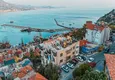 Kupić Apartament 3+1 na zezwolenie na pobyt w Alanyi, dzielnica Kale - umeblowany i z panoramicznym widokiem na morze i port  5 