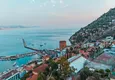 Kupić Apartament 3+1 na zezwolenie na pobyt w Alanyi, dzielnica Kale - umeblowany i z panoramicznym widokiem na morze i port  8 