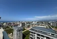 Dostępny zakup Panoramiczny dwupoziomowy penthouse z oryginalnym wnętrzem w centrum Mahmutlar, sobotni rynek 45 