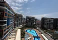 Dostępny zakup Apartament 1+1 na zezwolenie na pobyt w Alanyi, dzielnica Cikcilli - widok na morze, meble, rezydencja premium 13