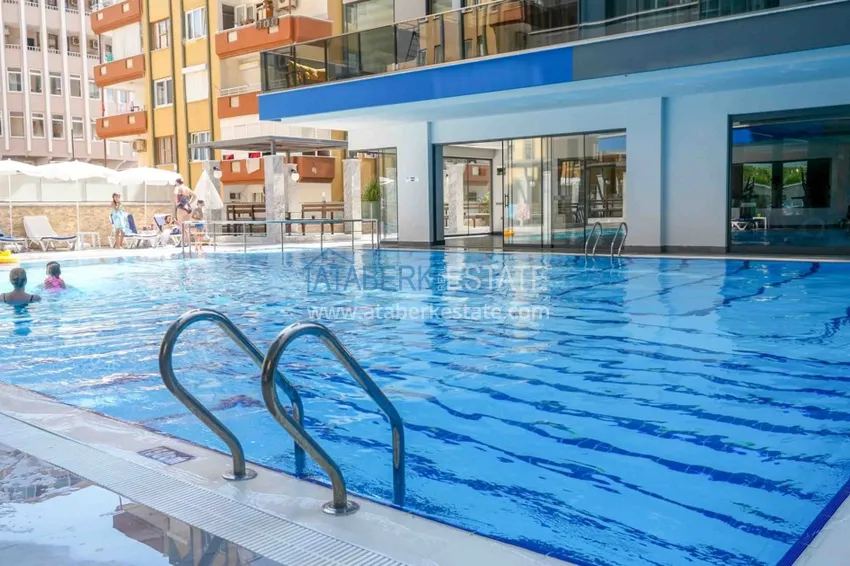 Mieszkanie do wynajęcia w Mahmutlar, w luksusowym kompleksie z prywatną plażą 5 
