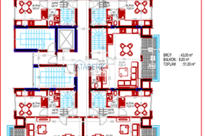 Kupuj  Apartamenty od dewelopera w Alanyi z planem ratalnym do 2 lat - kompleks butikowy w dzielnicy Kargicak 2 