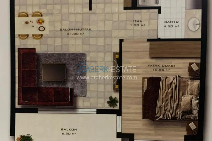 Kupuj taniej Apartamenty w Demirtas z bezpośrednim widokiem na morze - nowy komfortowy kompleks 4 