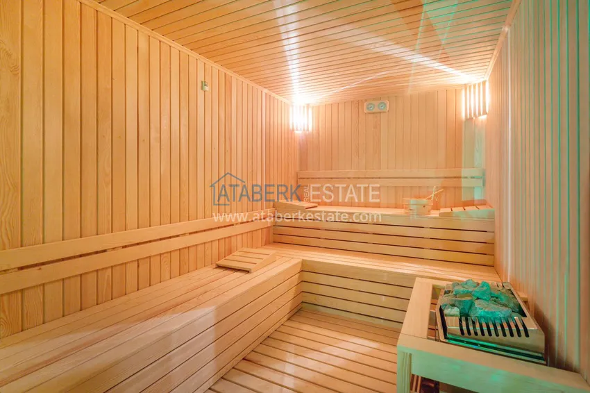 Wynajem w Mahmutlar — apartament z jedną sypialnią z widokiem na morze 11