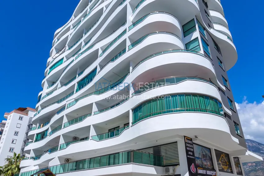 Wynajem w Mahmutlar — apartament z jedną sypialnią z widokiem na morze 3