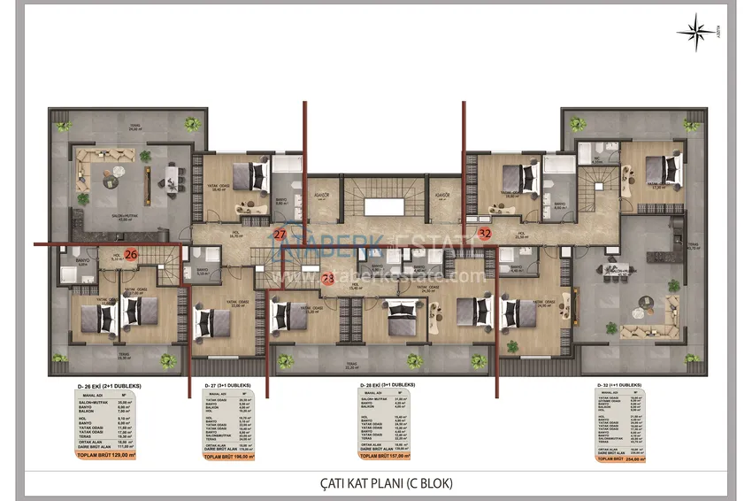 Kupuj taniej Apartamenty od dewelopera na raty w Alanyi - komfortowy kompleks w okolicy Oba  12 
