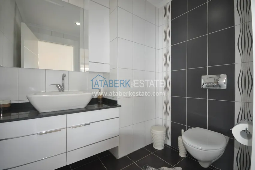 Kupuj  Dwupoziomowy penthouse w Tosmur jest przestronny z meblami i widokiem na morze 19 