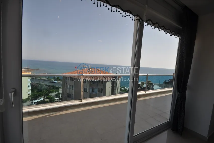 Kupuj  Dwupoziomowy penthouse w Tosmur jest przestronny z meblami i widokiem na morze 31 