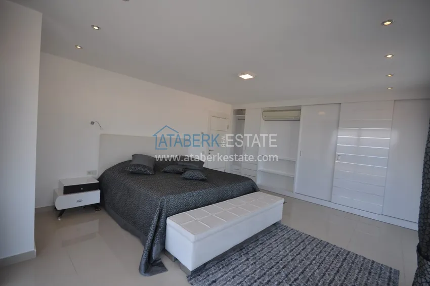 Kupuj  Dwupoziomowy penthouse w Tosmur jest przestronny z meblami i widokiem na morze 37 