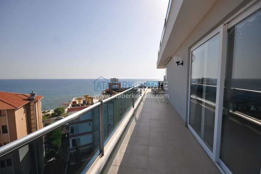 Kupuj  Dwupoziomowy penthouse w Tosmur jest przestronny z meblami i widokiem na morze 38 