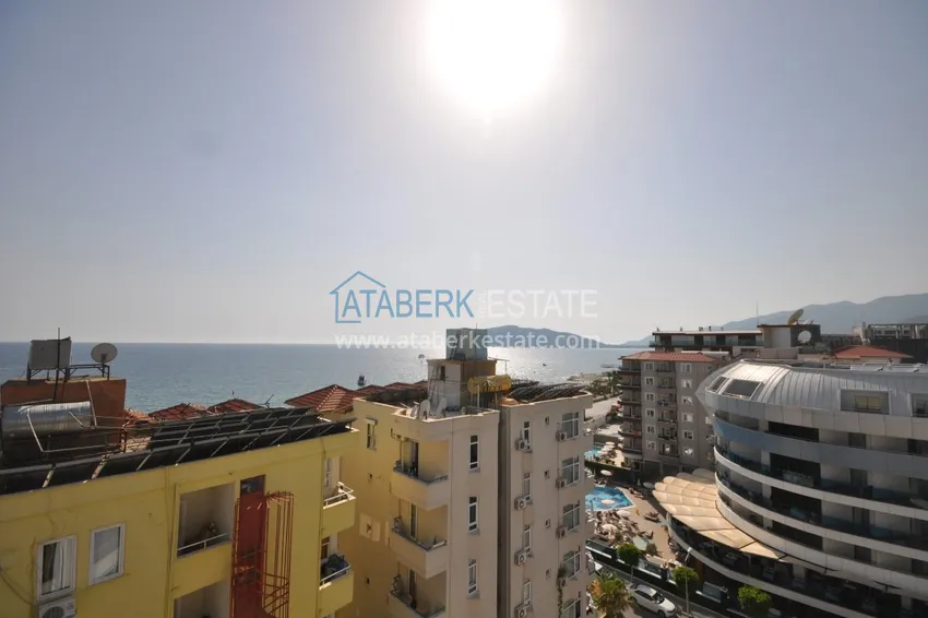 Kupuj  Dwupoziomowy penthouse w Tosmur jest przestronny z meblami i widokiem na morze 39 