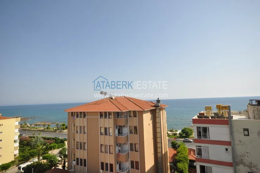 Kupuj  Dwupoziomowy penthouse w Tosmur jest przestronny z meblami i widokiem na morze 40 