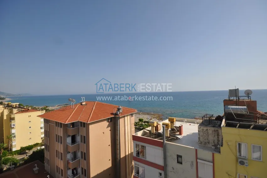 Kupuj  Dwupoziomowy penthouse w Tosmur jest przestronny z meblami i widokiem na morze 41 