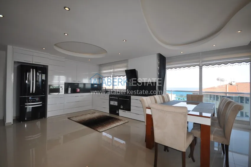 Kupuj  Dwupoziomowy penthouse w Tosmur jest przestronny z meblami i widokiem na morze 5 