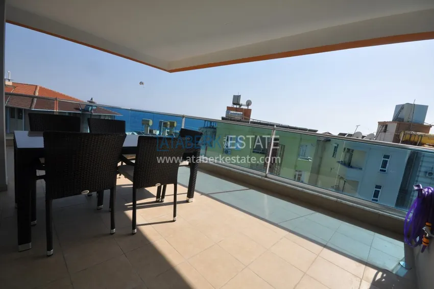Kupuj  Dwupoziomowy penthouse w Tosmur jest przestronny z meblami i widokiem na morze 9 