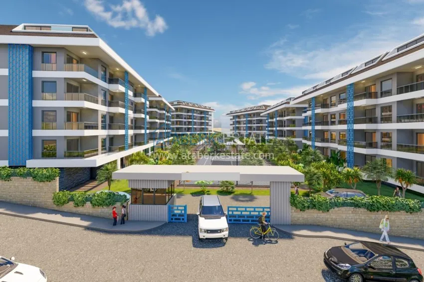 Nowy projekt luksusowego kompleksu mieszkalnego w rejonie Kestel 10 