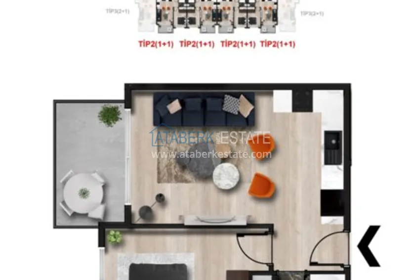 Kupuj taniej Nowy kompleks mieszkalny! Niedrogie apartamenty bezpośrednio od dewelopera w Avsallar, Alanya  4 