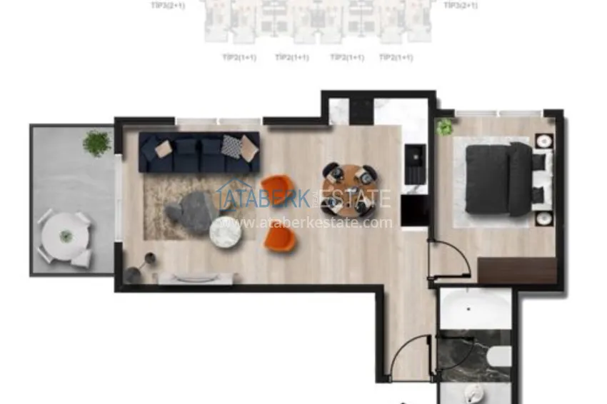 Kupuj taniej Nowy kompleks mieszkalny! Niedrogie apartamenty bezpośrednio od dewelopera w Avsallar, Alanya  5 