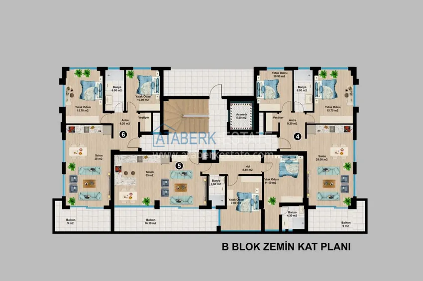 Kupuj taniej Nowy luksusowy projekt kompleksu mieszkalnego w Alanyi - obszar górski Tepe 6 