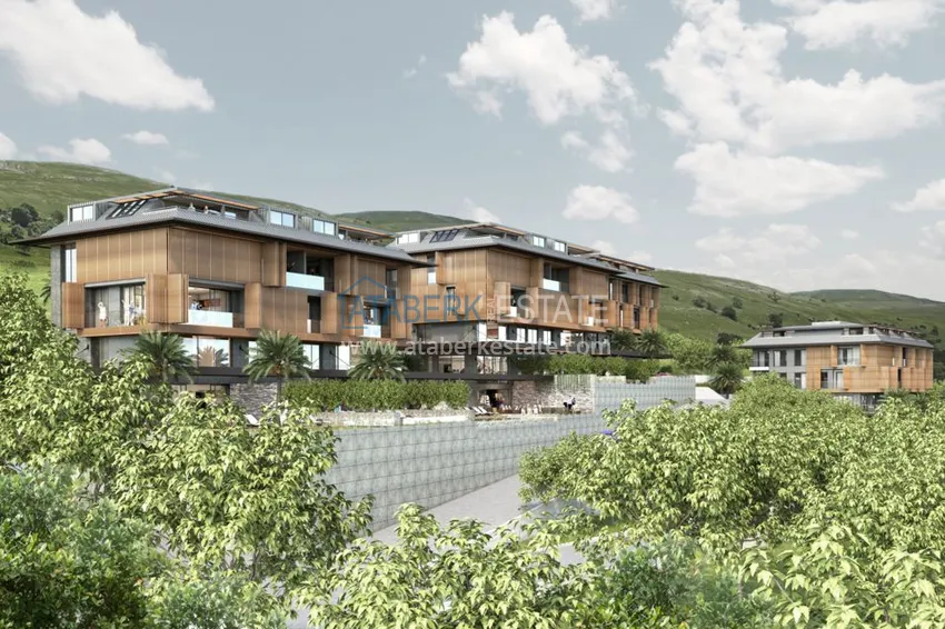 Nowy ekskluzywny projekt kompleksu mieszkaniowego klubu w Alanyi 2 