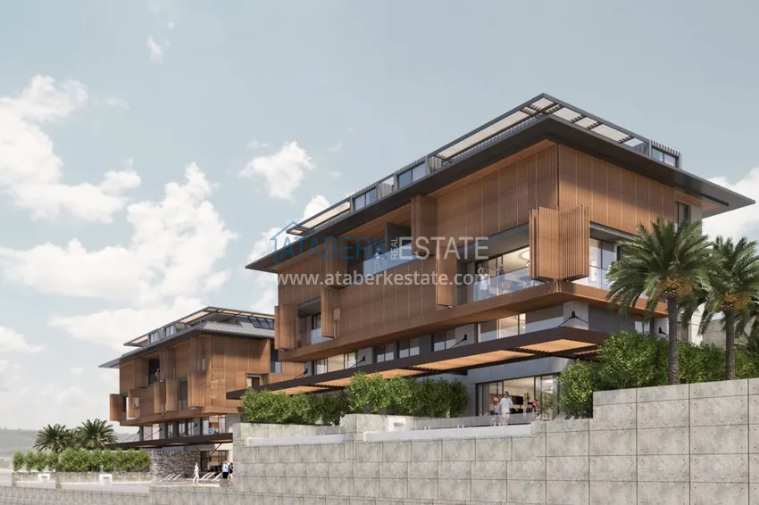 Nowy ekskluzywny projekt kompleksu mieszkaniowego klubu w Alanyi 7 