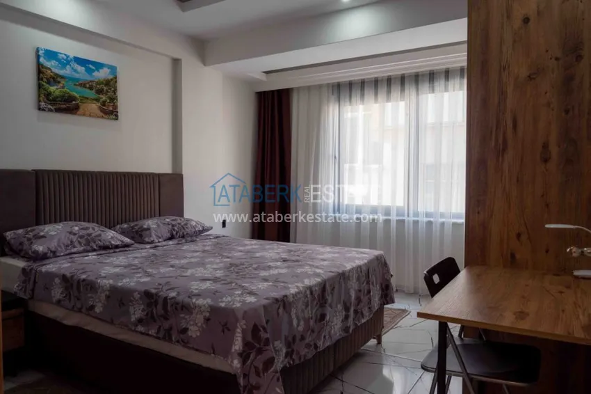 Kupuj Wynajem w najlepszej części Alanyi - apartament z dwiema sypialniami nad morzem w centrum miasta nr 18 9