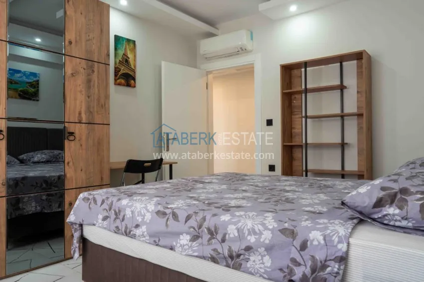 Kupuj Wynajem w najlepszej części Alanyi - apartament z dwiema sypialniami nad morzem w centrum miasta nr 18 13