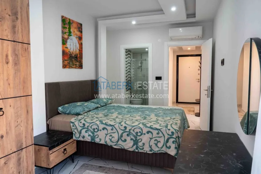 Kupuj Wynajem w najlepszej części Alanyi - apartament z dwiema sypialniami nad morzem w centrum miasta nr 18 17