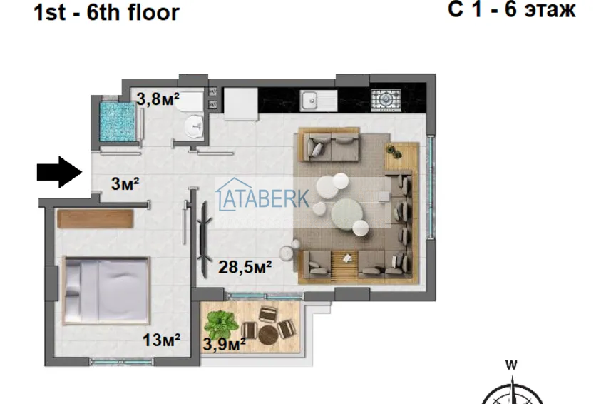 Kupuj taniej Apartamenty w przystępnych cenach od dewelopera w Mahmutlar 8 