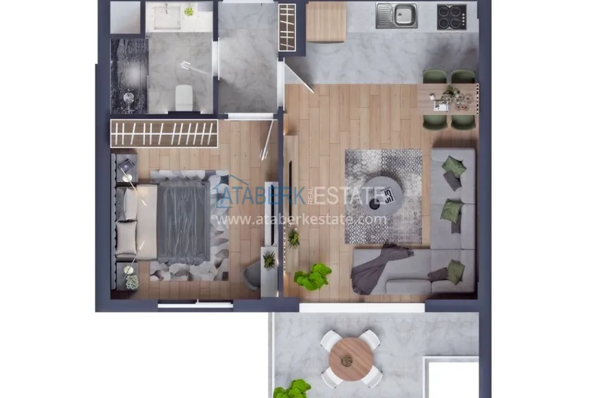 Kupuj taniej Nowy projekt kompleksu mieszkalnego w Antalyi - Altintash 1 