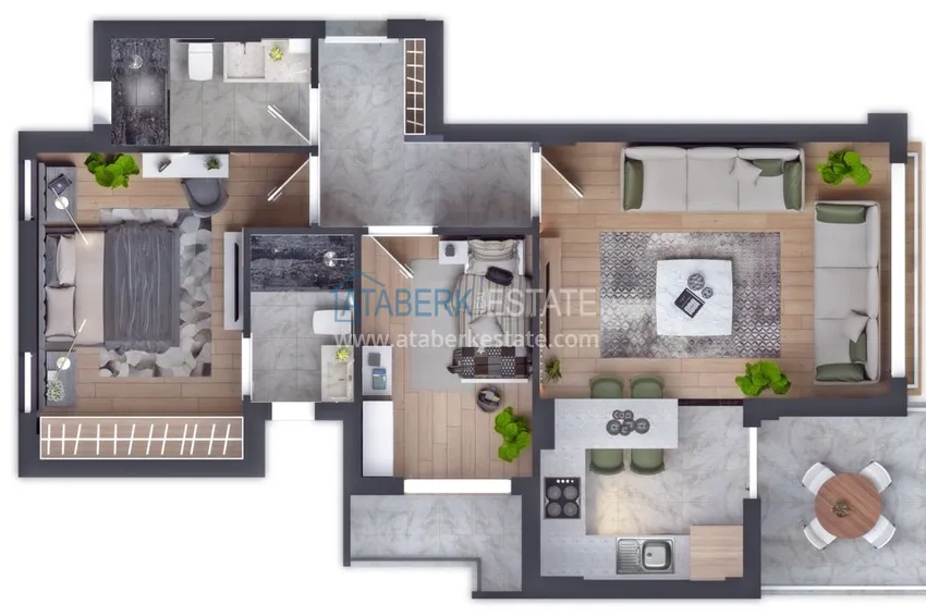 Kupuj taniej Nowy projekt kompleksu mieszkalnego w Antalyi - Altintash 3 