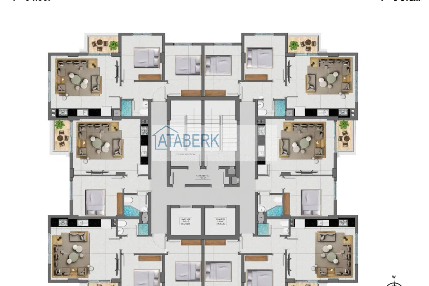 Kupuj taniej Apartamenty w przystępnych cenach od dewelopera w Mahmutlar 3 
