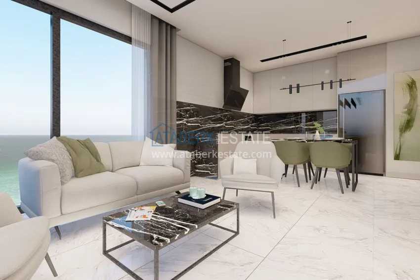 Kupuj  Apartamenty od dewelopera w Mahmutlar przy plaży 3 