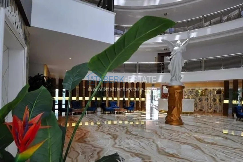Mieszkanie w Mahmutlarze z meblami w kompleksie klasy premium na pierwszej linii 15 