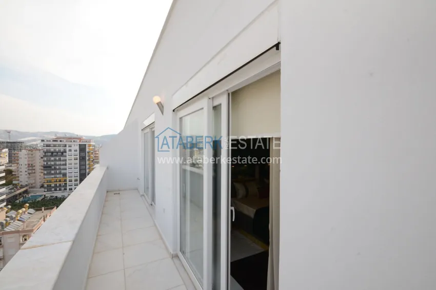 Kupuj Penthouse w Mahmutlarze od właściciela z meblami i widokiem na góry 14