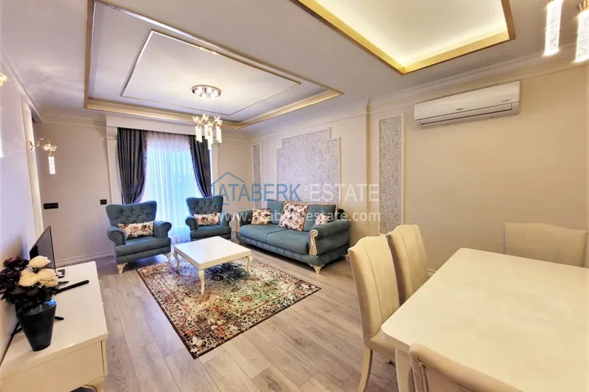 Kupuj  Umeblowany apartament w Oba z widokiem na morze i góry. Nieruchomość na zezwolenie na pobyt 2 